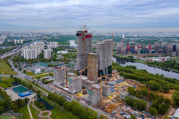 Ход строительства ЖК «Вейв» за Май 2024 г., фото №2