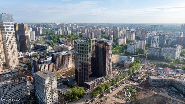 Ход строительства ЖК «Дмитровское небо» за Май 2025 г., фото №4
