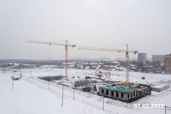 Ход строительства ЖК «Никольские луга» за Февраль 2022 г., фото №5