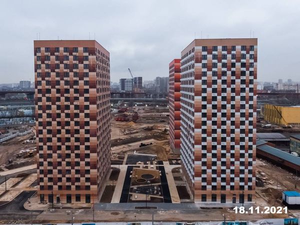 Ход строительства ЖК «Большая Академическая 85» за Ноябрь 2021 г., фото №3