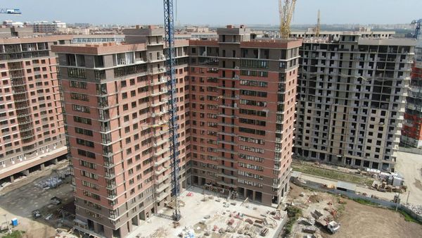 Ход строительства ЖК «Самолёт» за Август 2022 г., фото №2