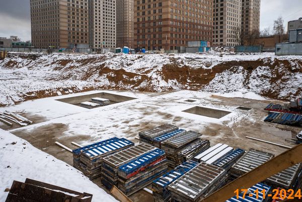 Ход строительства ЖК «Кронштадтский 9» за Ноябрь 2024 г., фото №4