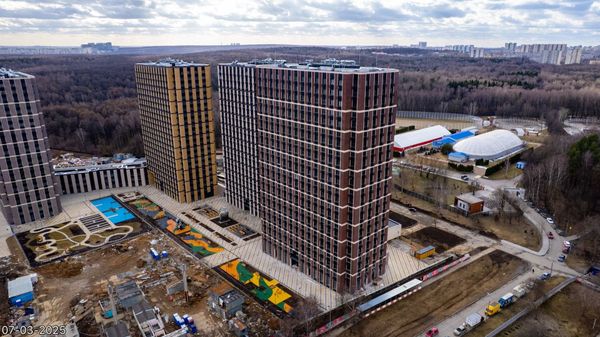 Ход строительства ЖК «Парксайд» за Март 2025 г., фото №2