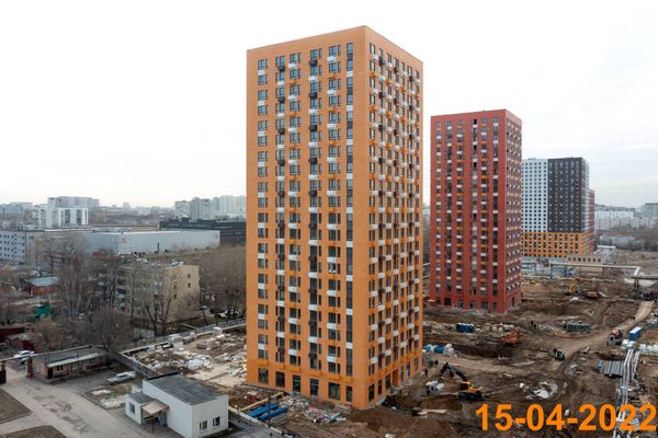 Ход строительства ЖК «Волжский парк» за Апрель 2022 г., фото №5