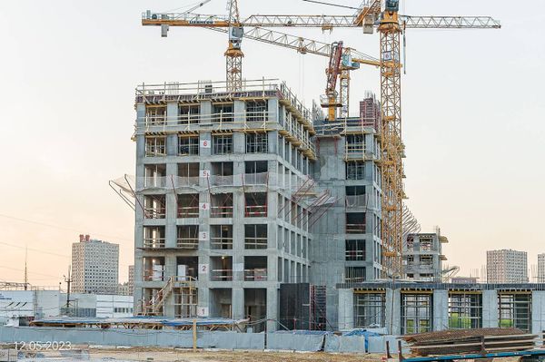 Ход строительства ЖК «Вейв» за Май 2023 г., фото №3