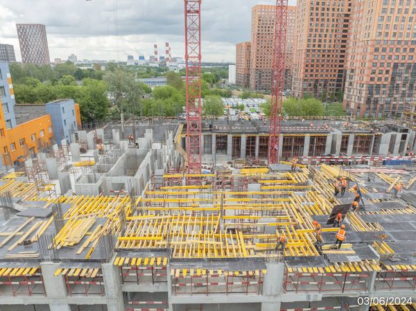 Ход строительства ЖК «Варшавские ворота» за Июнь 2024 г., фото №2