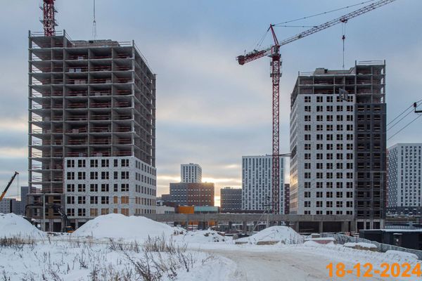 Ход строительства ЖК «Саларьево парк» за Декабрь 2024 г., фото №4