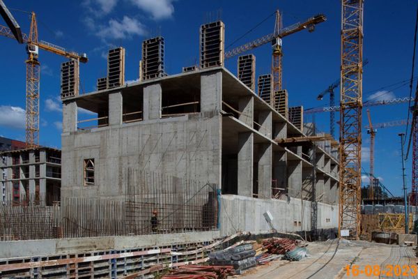 Ход строительства ЖК «Середневский лес» за Август 2023 г., фото №5