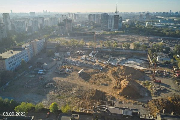 Ход строительства ЖК «Дмитровское небо» за Сентябрь 2022 г., фото №2