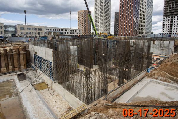 Ход строительства ЖК «Кавказский бульвар 51» за Август 2025 г., фото №5