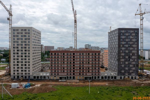 Ход строительства ЖК «Никольские луга» за Июнь 2022 г., фото №5