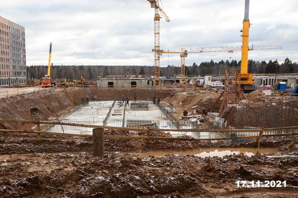 Ход строительства ЖК «Середневский лес» за Ноябрь 2021 г., фото №2