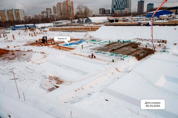 Ход строительства ЖК «НОВА» за Январь 2025 г., фото №4