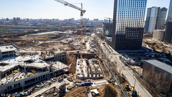 Ход строительства ЖК «Дмитровское небо» за Апрель 2025 г., фото №2