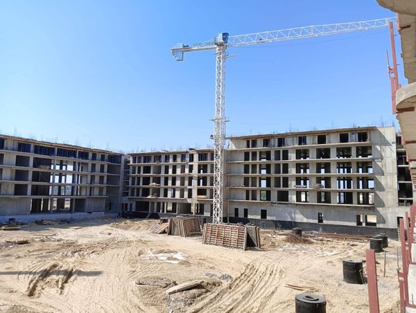 Ход строительства ЖК «Гостиничный комплекс Лучи» за Август 2025 г., фото №2
