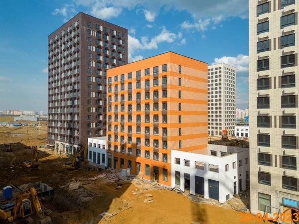 Ход строительства ЖК «Никольские луга» за Апрель 2023 г., фото №3