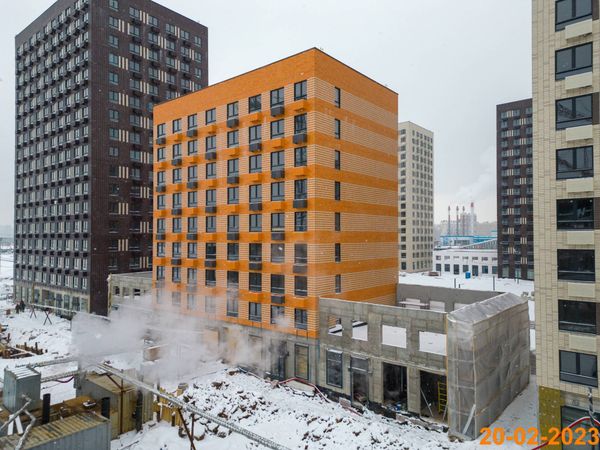 Ход строительства ЖК «Никольские луга» за Февраль 2023 г., фото №3