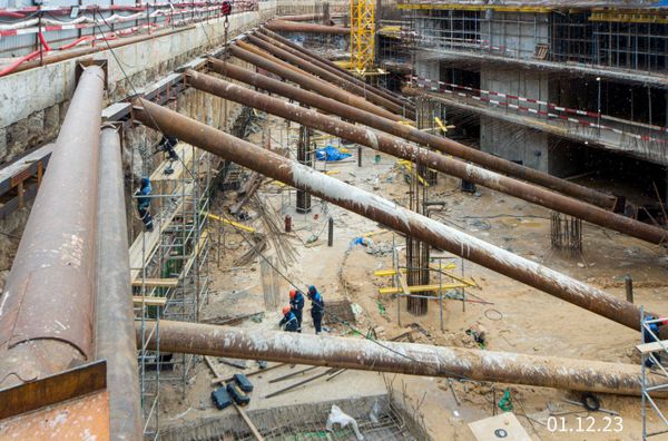 Ход строительства ЖК «Бадаевский» за Декабрь 2023 г., фото №3