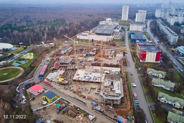 Ход строительства ЖК «Парксайд» за Ноябрь 2022 г., фото №3