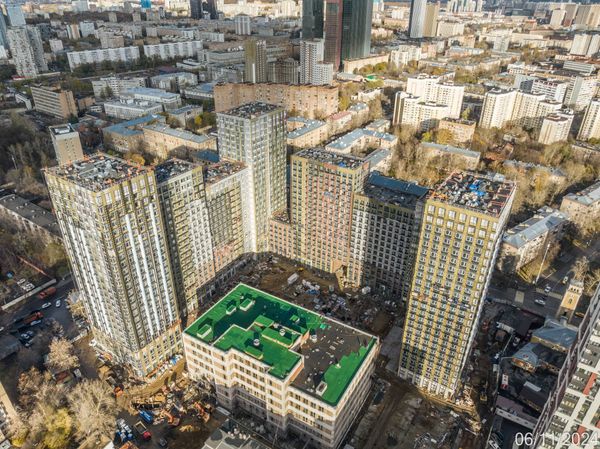 Ход строительства ЖК «Петровский парк II» за Ноябрь 2024 г., фото №2