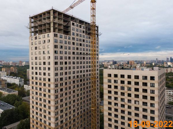 Ход строительства ЖК «Кронштадтский 9» за Сентябрь 2022 г., фото №3