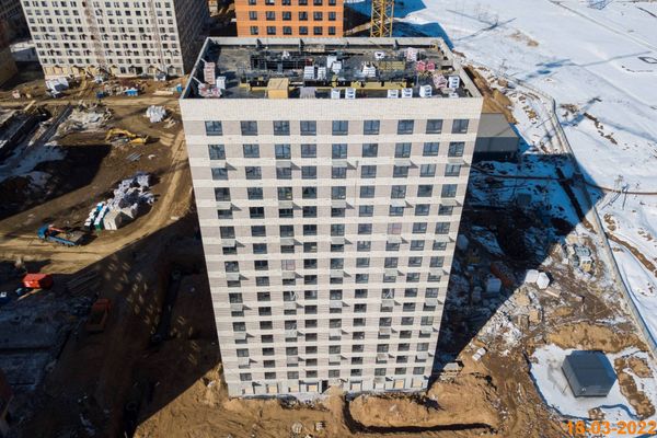 Ход строительства ЖК «Саларьево парк» за Март 2022 г., фото №4