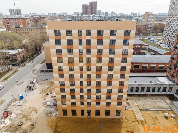 Ход строительства ЖК «Большая Академическая 85» за Апрель 2023 г., фото №4