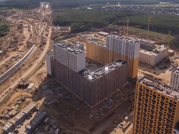 Ход строительства ЖК «Саларьево парк» за Сентябрь 2018 г., фото №5