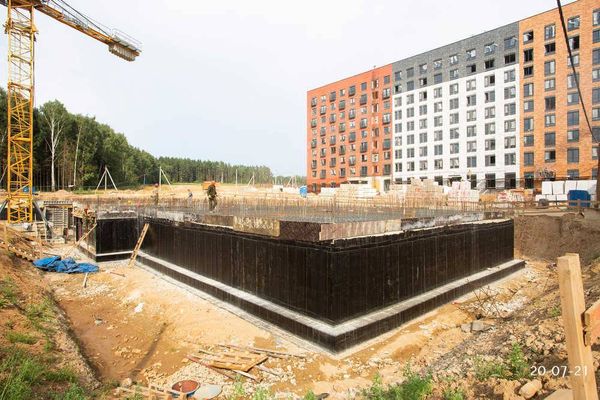 Ход строительства ЖК «Середневский лес» за Июль 2021 г., фото №3