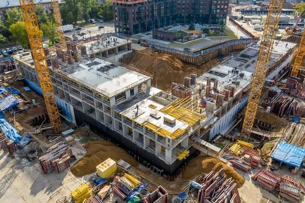 Ход строительства ЖК «Волжский парк» за Август 2020 г., фото №2