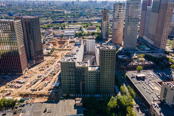 Ход строительства ЖК «Дмитровское небо» за Июль 2024 г., фото №4