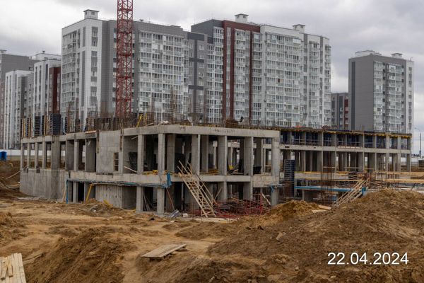 Ход строительства ЖК «Деснаречье» за Апрель 2024 г., фото №3