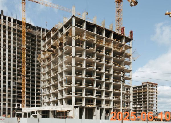 Ход строительства ЖК «Зелёный парк» за Июнь 2025 г., фото №2