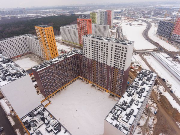 Ход строительства ЖК «Саларьево парк» за Март 2019 г., фото №2