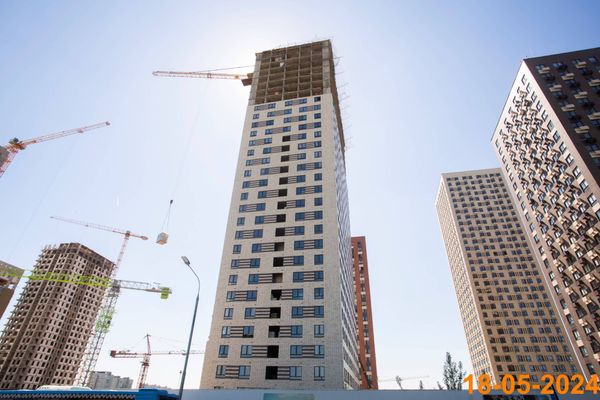 Ход строительства ЖК «Кавказский бульвар 51» за Май 2024 г., фото №5