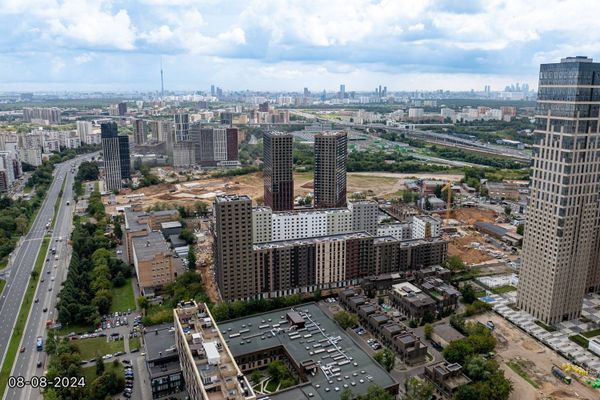 Ход строительства ЖК «Дмитровское небо» за Август 2024 г., фото №3