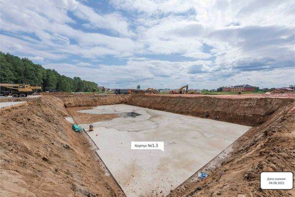Ход строительства ЖК «Тропарево Парк» за Август 2021 г., фото №5