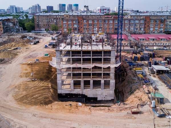Ход строительства ЖК «Руставели 14» за Июнь 2021 г., фото №4