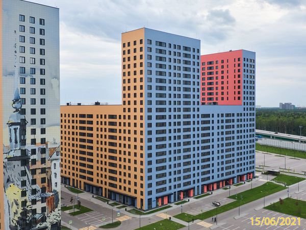 Ход строительства ЖК «Филатов Луг» за Июнь 2021 г., фото №5