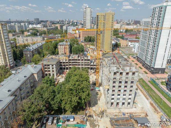 Ход строительства ЖК «Семеновский парк 2» за Август 2024 г., фото №5