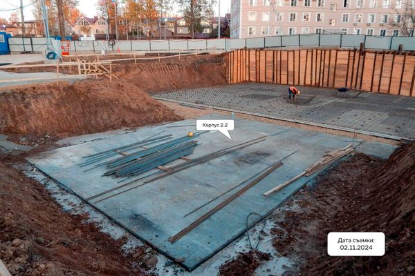Ход строительства ЖК «Ольховый Квартал» за Ноябрь 2024 г., фото №4