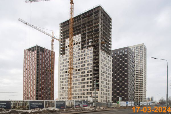 Ход строительства ЖК «Кавказский бульвар 51» за Март 2024 г., фото №2