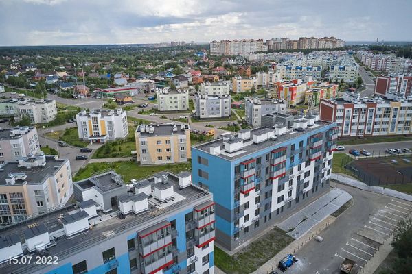 Ход строительства ЖК «Дмитровское небо» за Июль 2022 г., фото №3