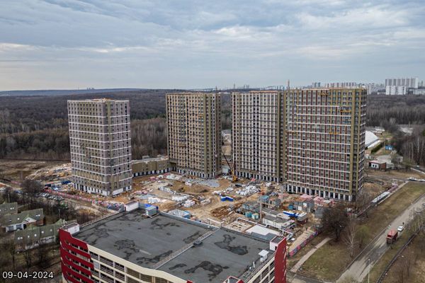 Ход строительства ЖК «Парксайд» за Апрель 2024 г., фото №3