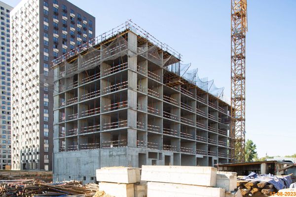 Ход строительства ЖК «Кавказский бульвар 51» за Август 2023 г., фото №4