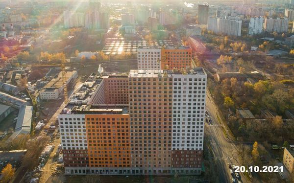 Ход строительства ЖК «Кольская 8» за Октябрь 2021 г., фото №2
