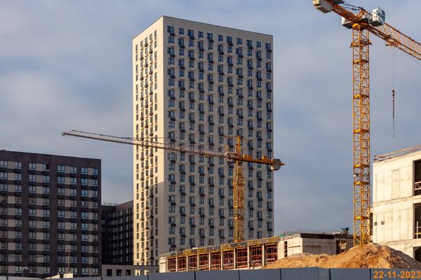 Ход строительства ЖК «Зелёный парк» за Ноябрь 2023 г., фото №4