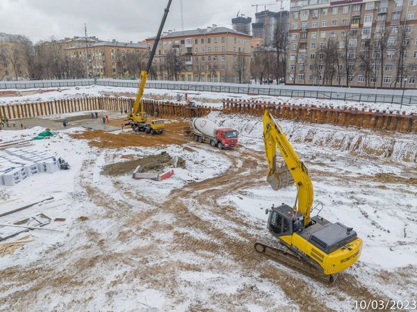 Ход строительства ЖК «Петровский парк II» за Март 2023 г., фото №3