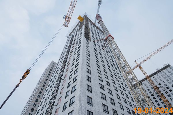 Ход строительства ЖК «Кольская 8» за Январь 2024 г., фото №3