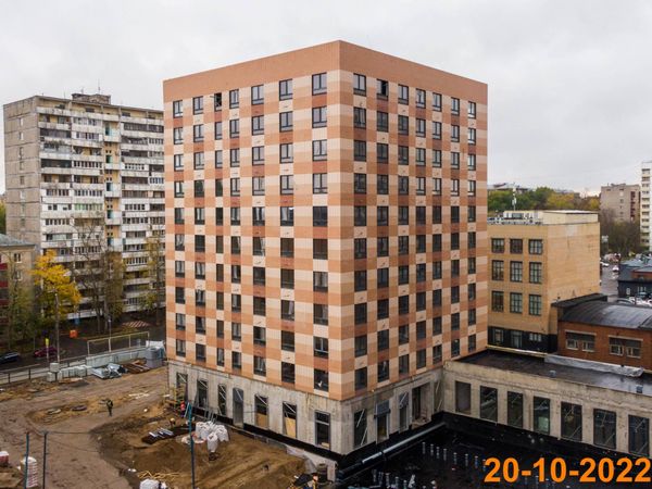 Ход строительства ЖК «Большая Академическая 85» за Октябрь 2022 г., фото №3
